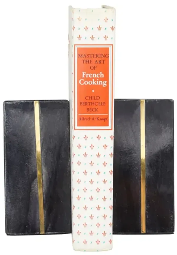Ivy Collection Geometric Block Bookends Set
