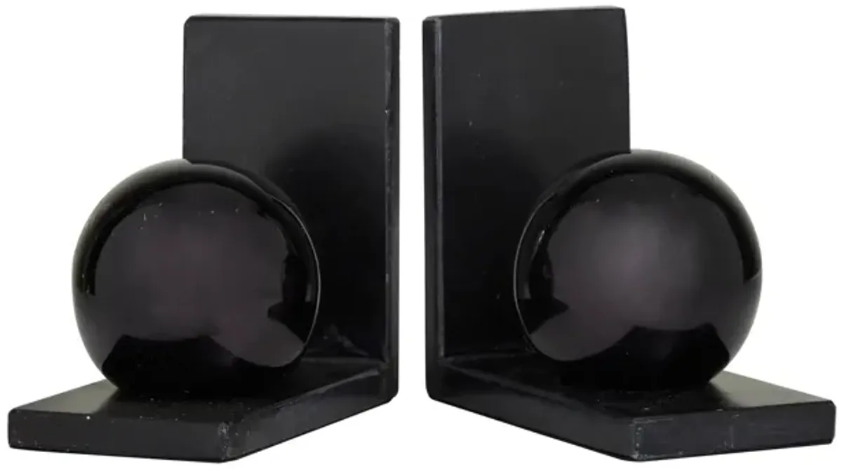 Ivy Collection Globe Orb Bookends Set