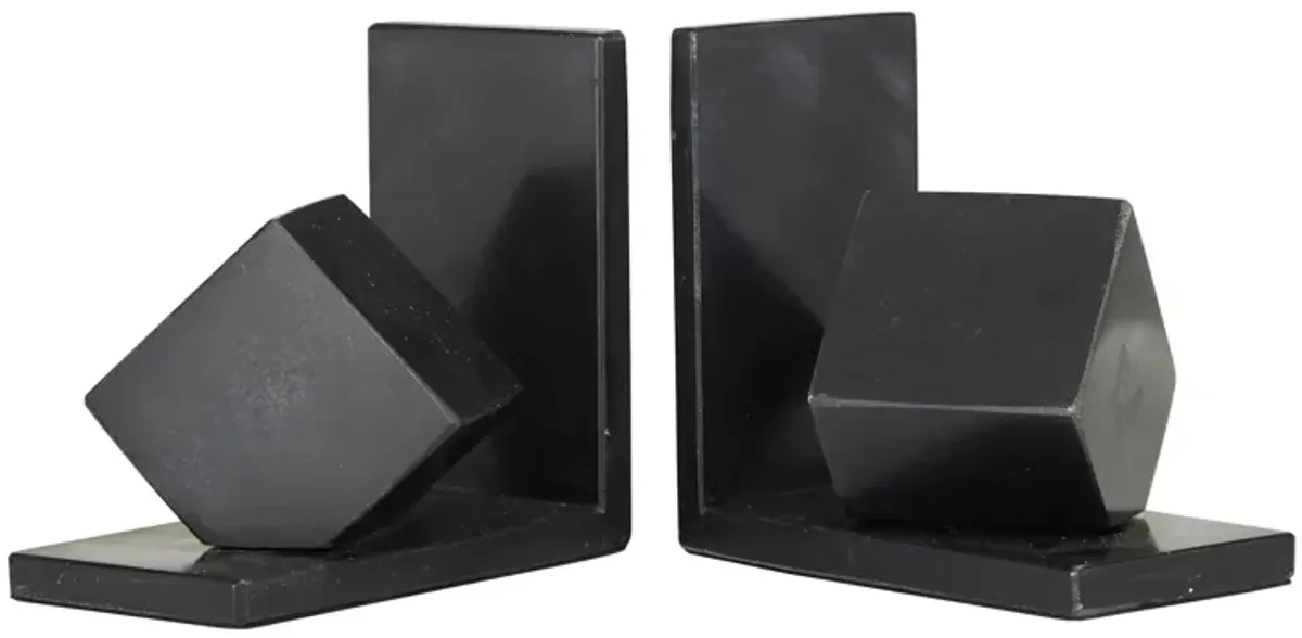 Ivy Collection Cube Orb Bookends Set