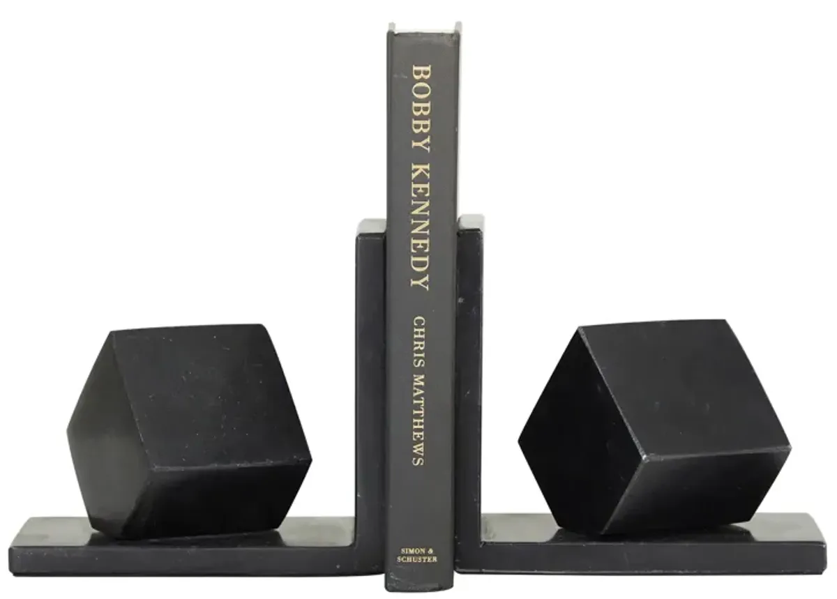 Ivy Collection Cube Orb Bookends Set