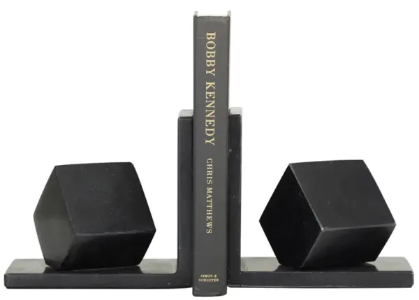 Ivy Collection Cube Orb Bookends Set