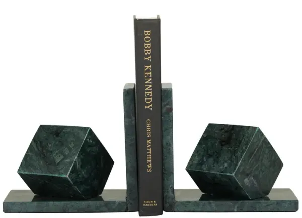 Ivy Collection Cube Orb Bookends Set