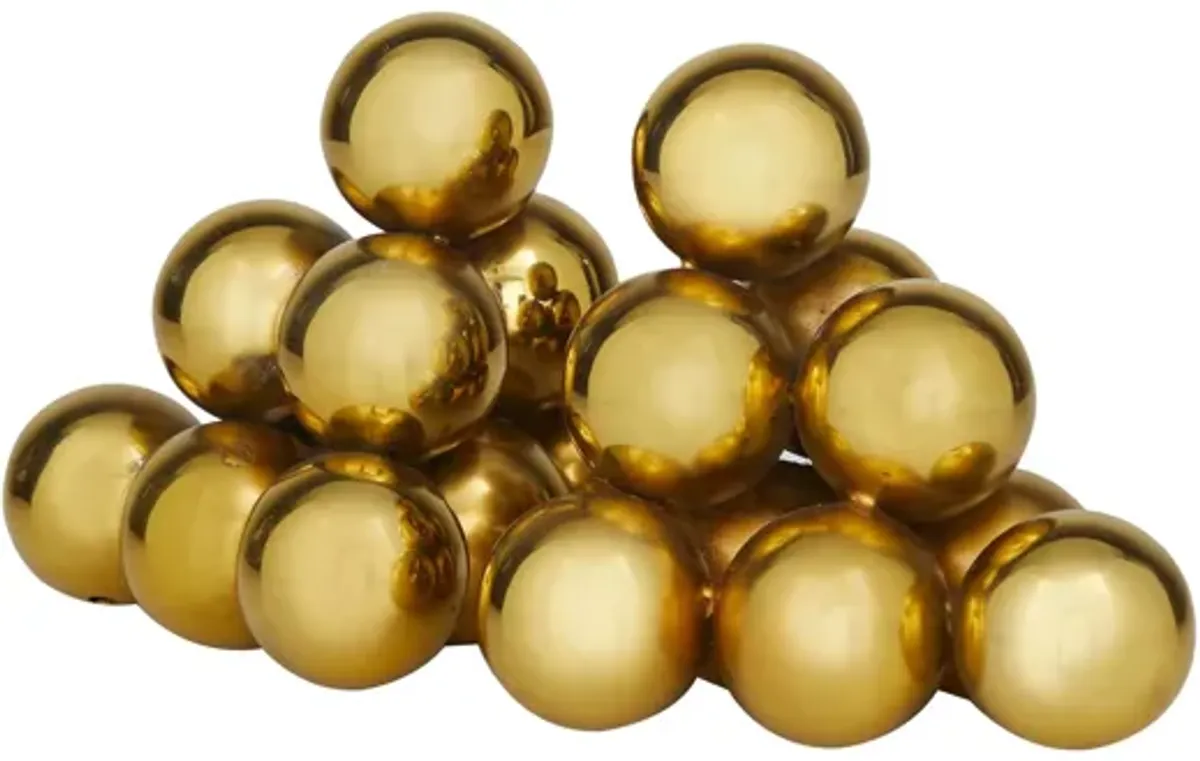 Ivy Collection Stacked Orb Bookends Set