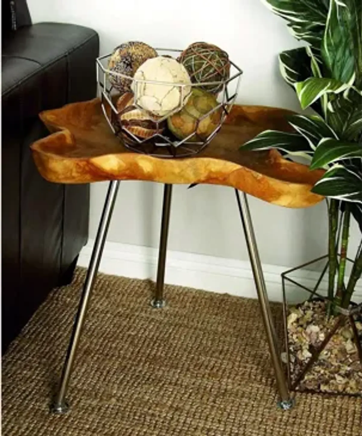 Ivy Collection Leaf Accent Table