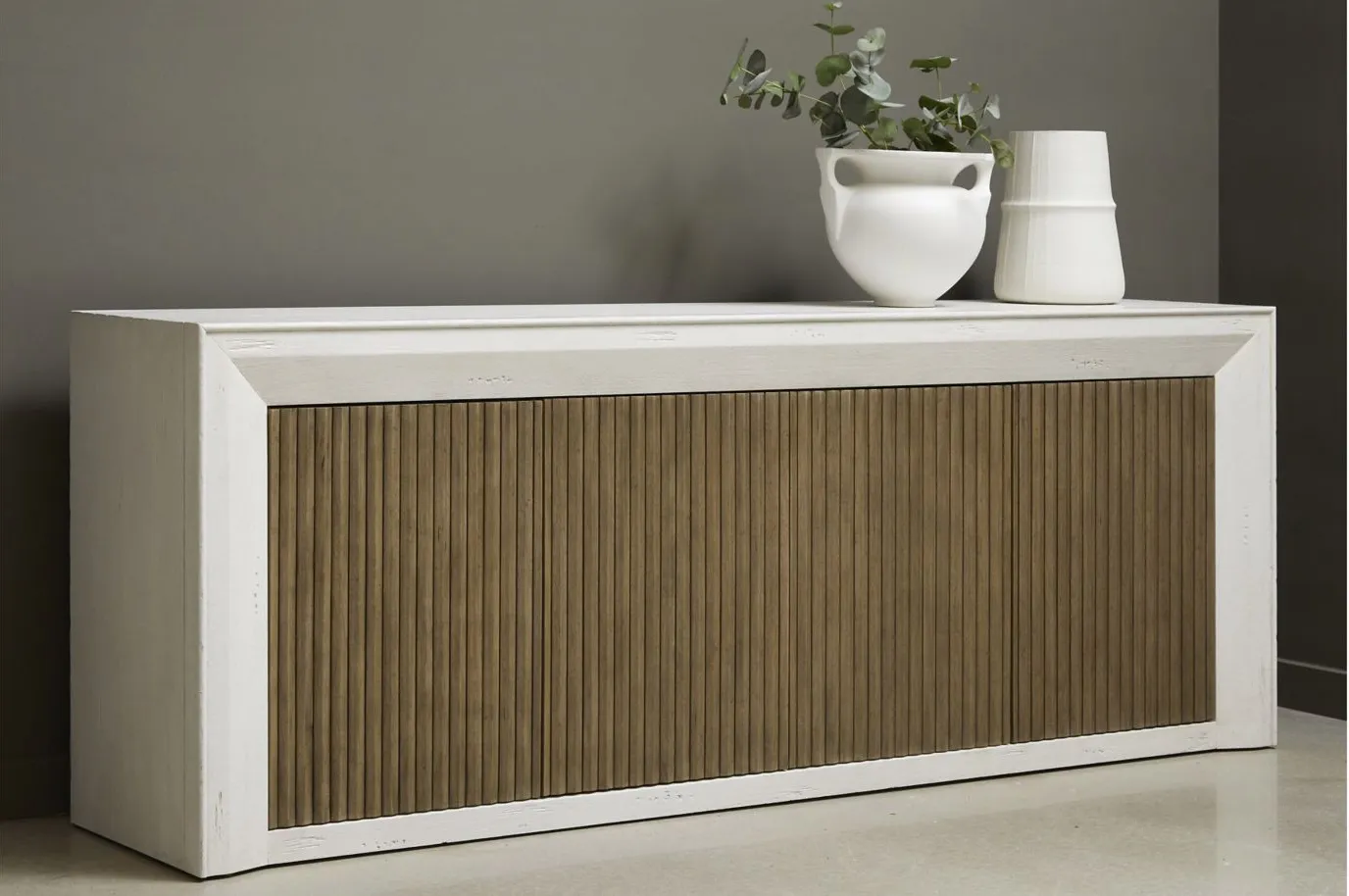 Malakai 4 Door Storage Console in Multi by Home Meridian International