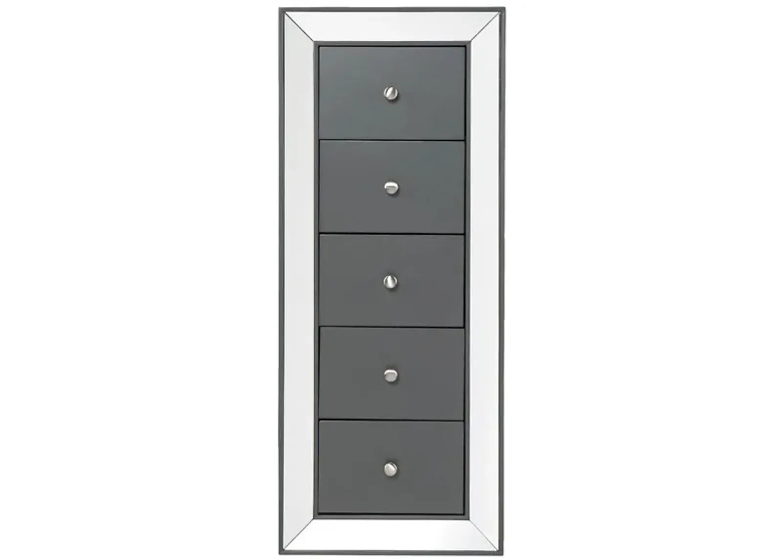 Jennifer Jewelry Armoire in Gray by SEI Furniture