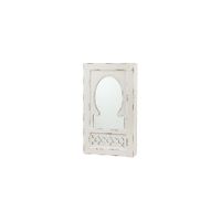 Finchley Wall Mount Jewelry Mirror in White by SEI Furniture
