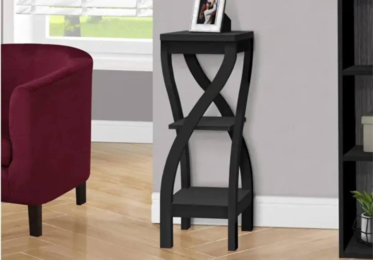 Monarch Specialties Twist Side Table