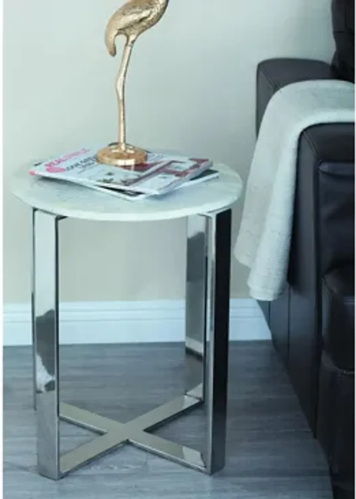 Ivy Collection Pearl Accent Table
