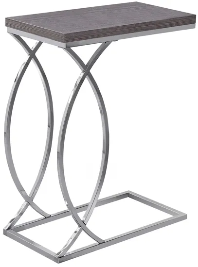 Monarch Specialties Accent Snack Table in Grey by Monarch Specialties