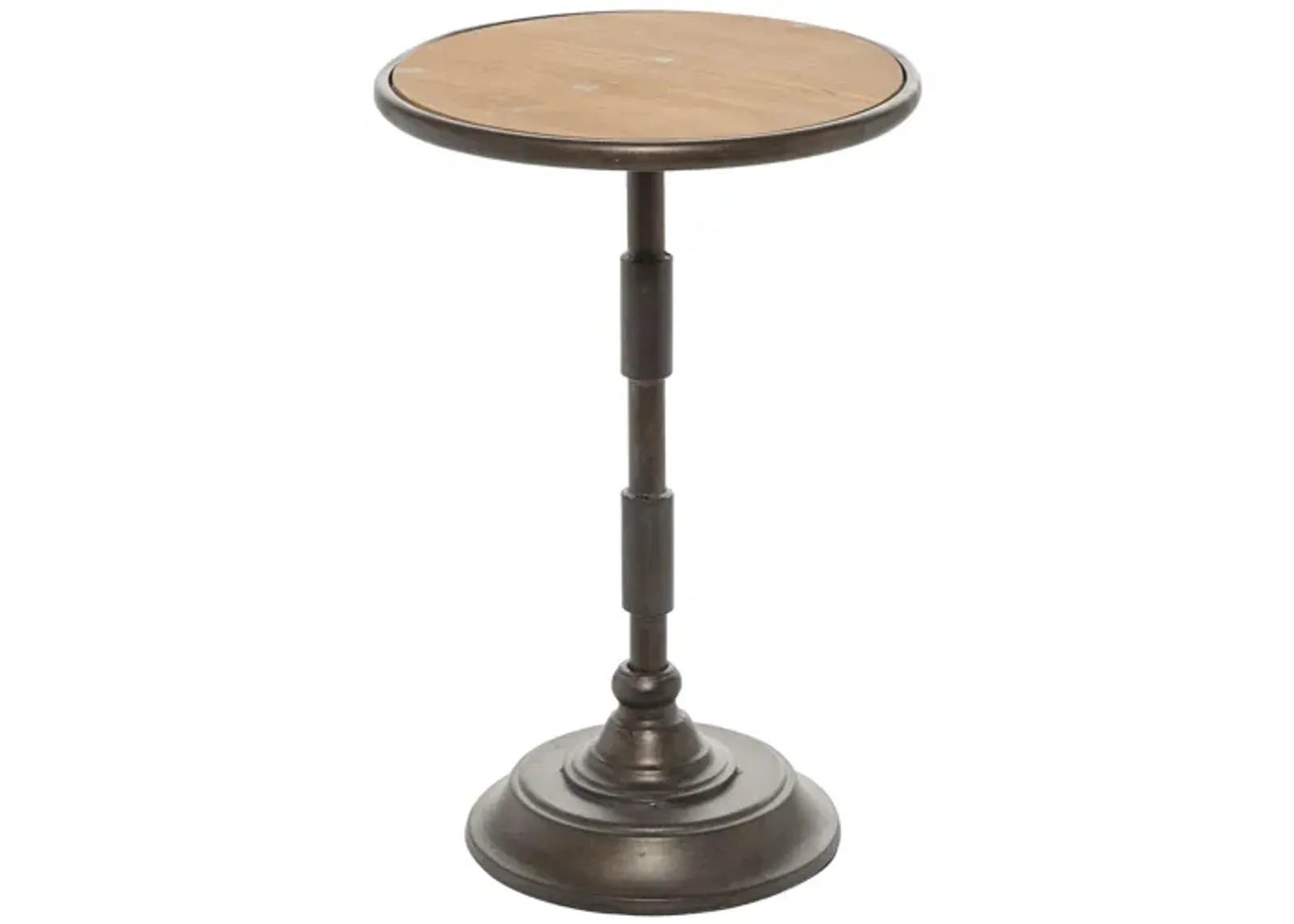 Ivy Collection Vintage Accent Table in Black by UMA Enterprises