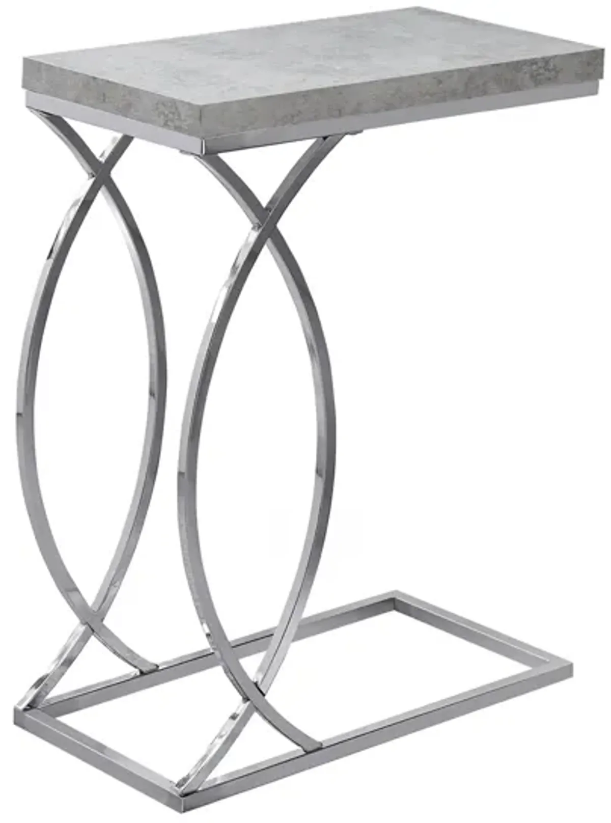 Monarch Specialties Accent Snack Table in Grey by Monarch Specialties