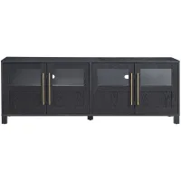 Sarmento TV Stand in Black Grain by Hudson & Canal