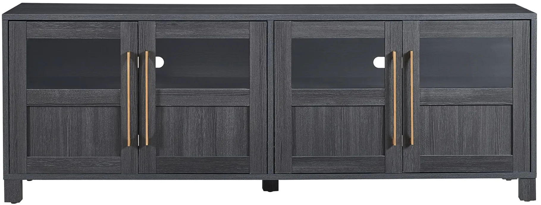 Sarmento TV Stand in Charcoal Gray by Hudson & Canal
