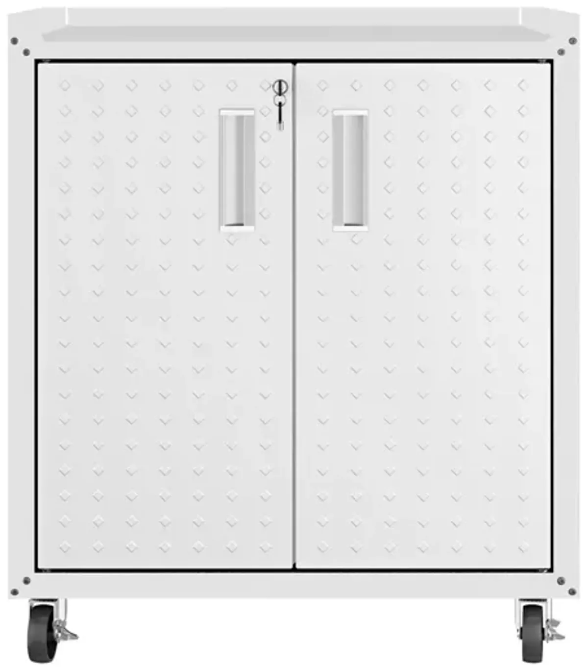 Fortress Garage Cabinet in White by Manhattan Comfort