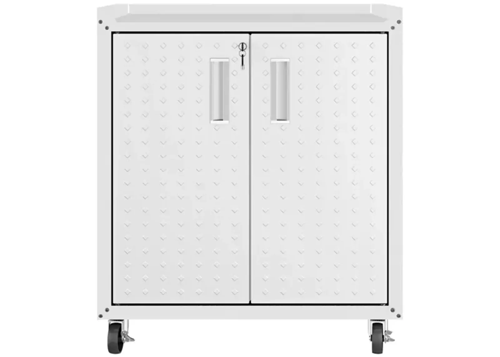 Fortress Garage Cabinet in White by Manhattan Comfort