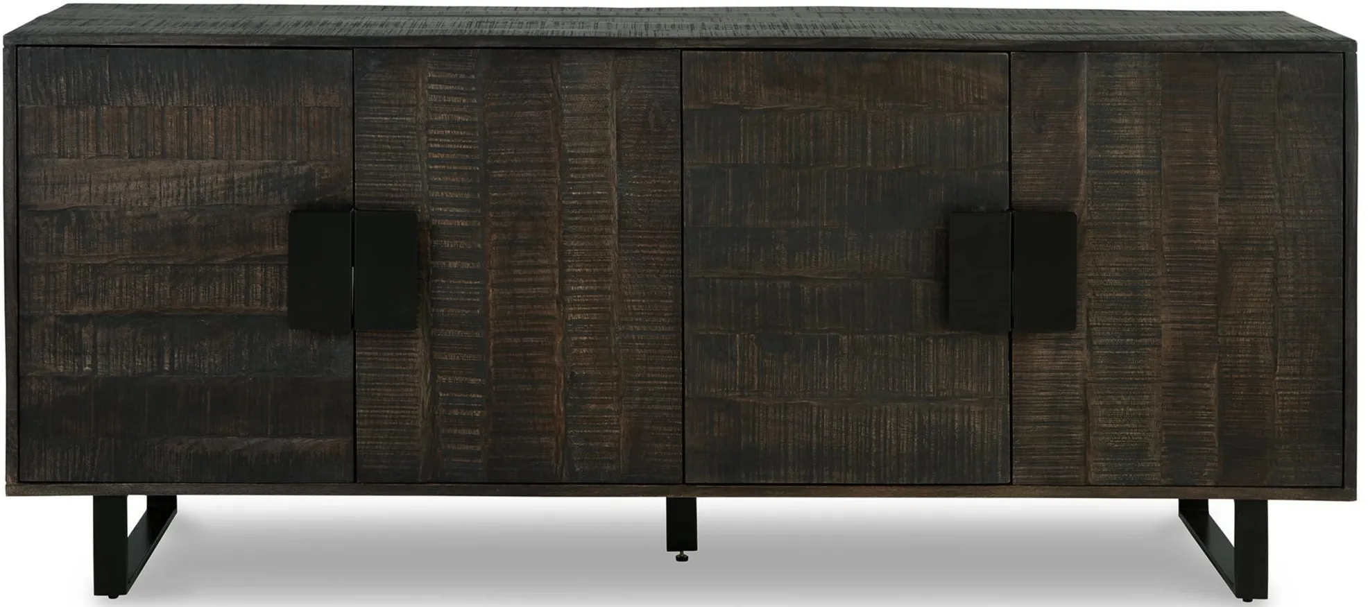 Kevmart Accent Cabinet in Grayish Brown/Black by Ashley Furniture
