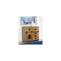 Coen One Door Five Drawer Cabinet in Coen Natural by Coast To Coast Imports