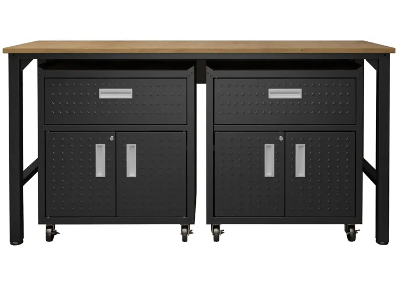 Fortress Worktable 4.0 in Charcoal Gray by Manhattan Comfort