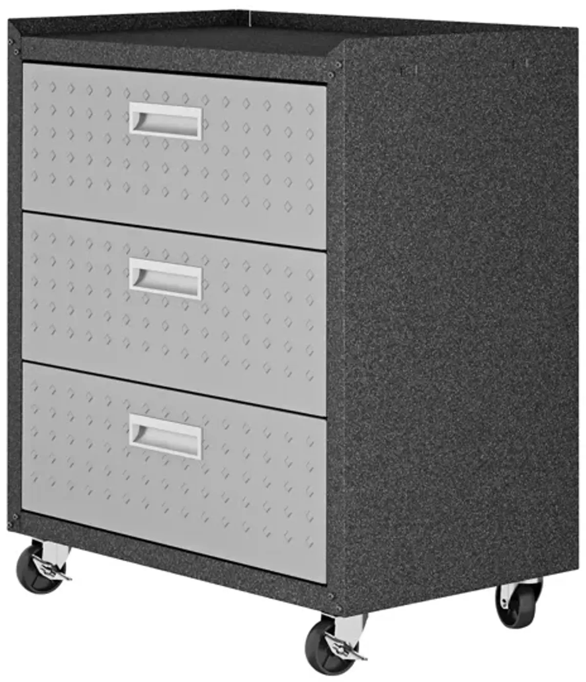 Fortress Mobile Garage Chest in Gray by Manhattan Comfort