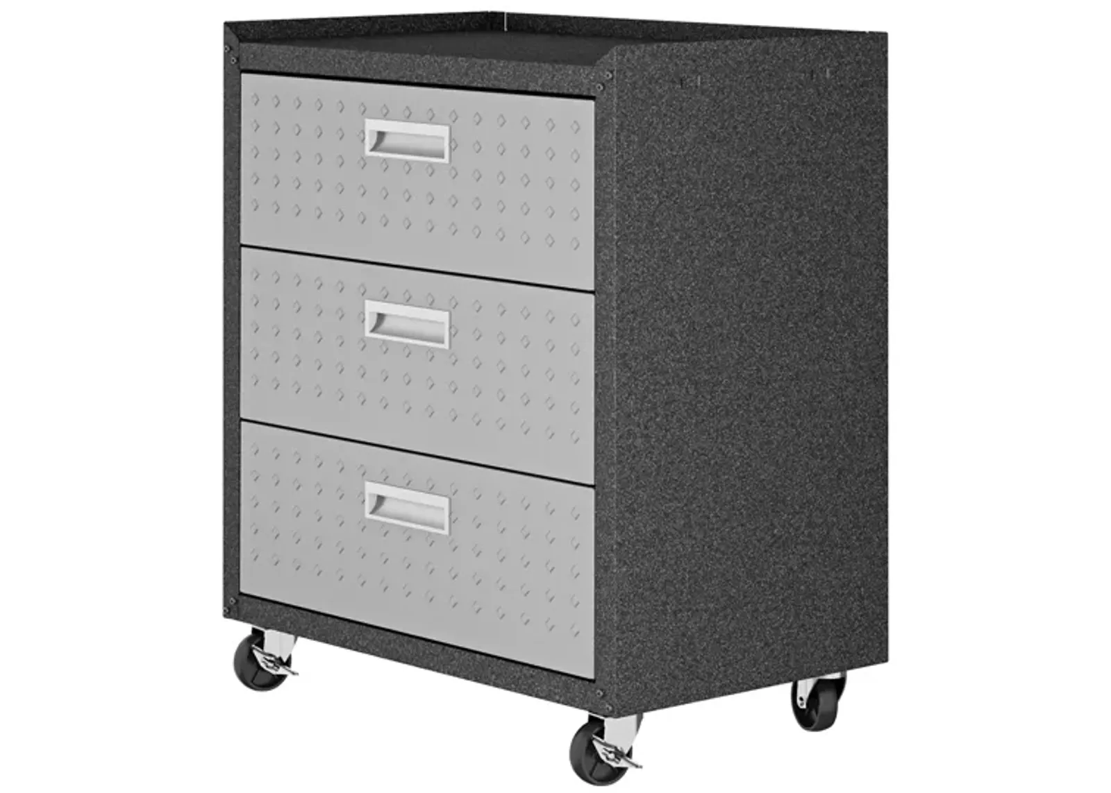 Fortress Mobile Garage Chest in Gray by Manhattan Comfort