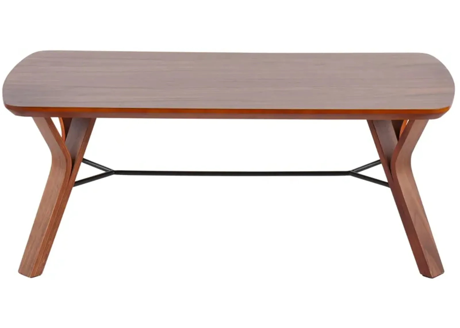 Folia Bench in Walnut Wood by Lumisource