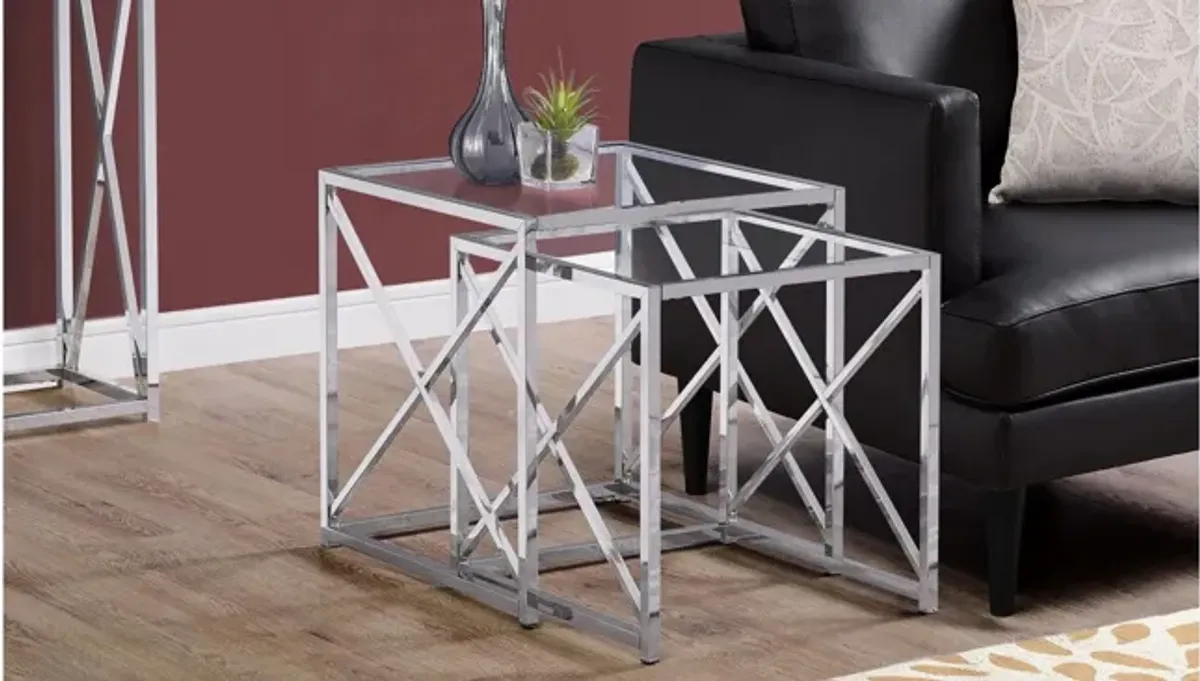 Monarch Specialties 2-pc. Nesting Tables