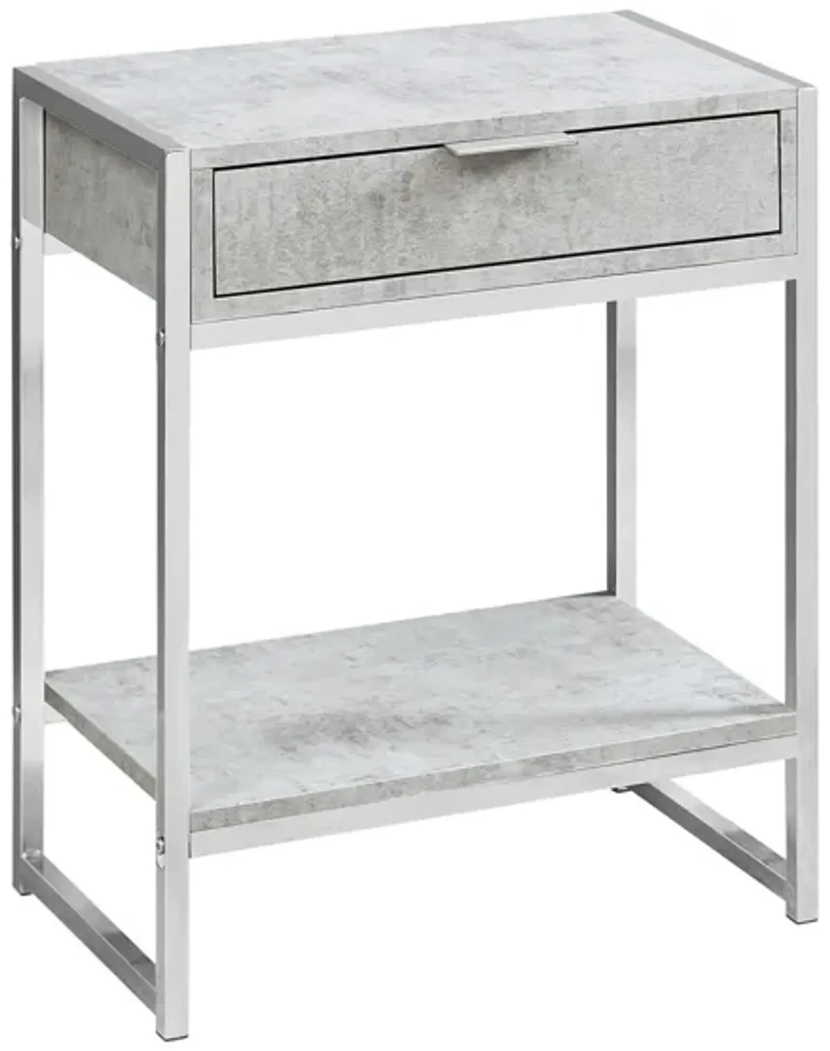 Monarch Specialties Accent End Table in Grey by Monarch Specialties