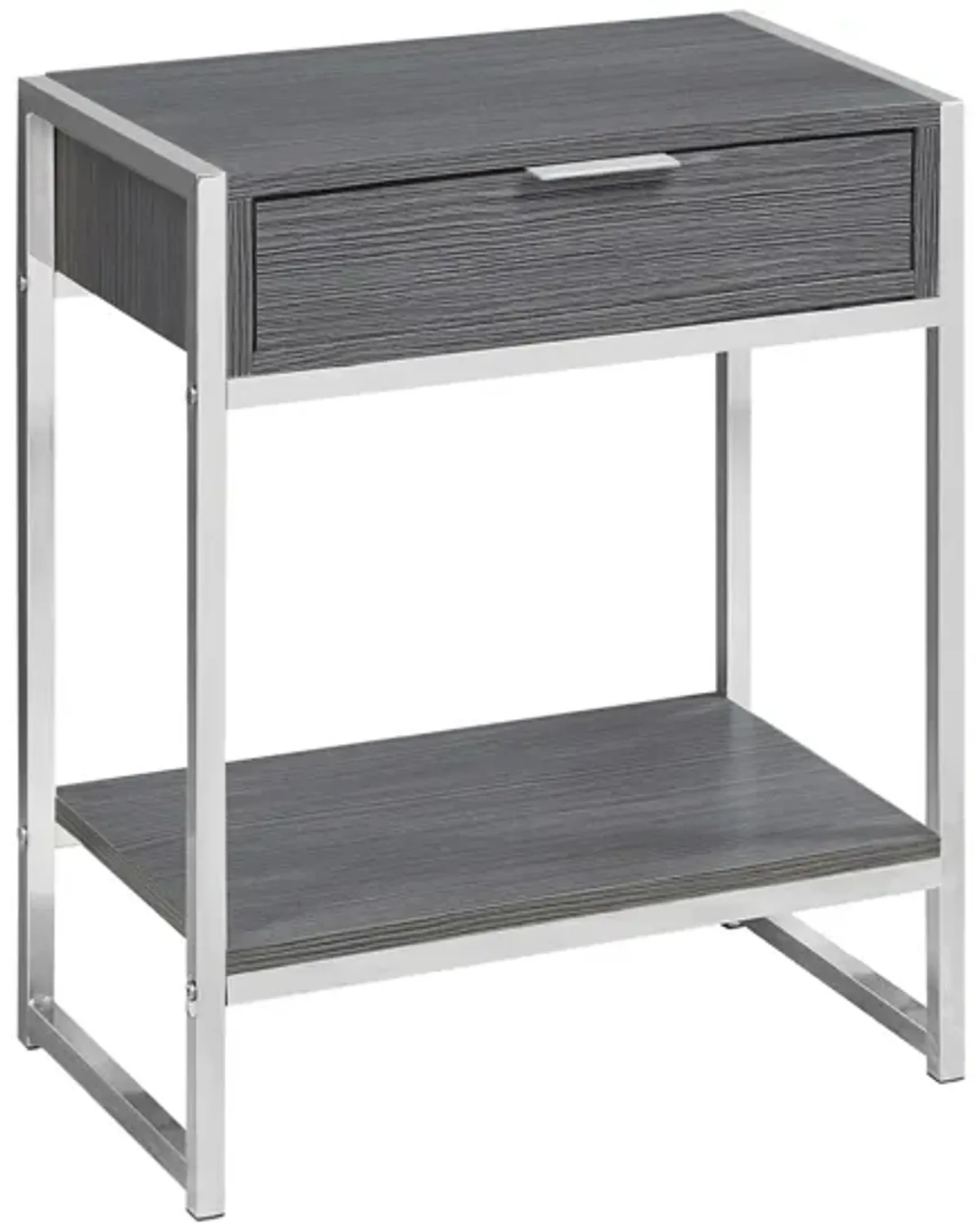 Monarch Specialties Accent End Table in Grey by Monarch Specialties