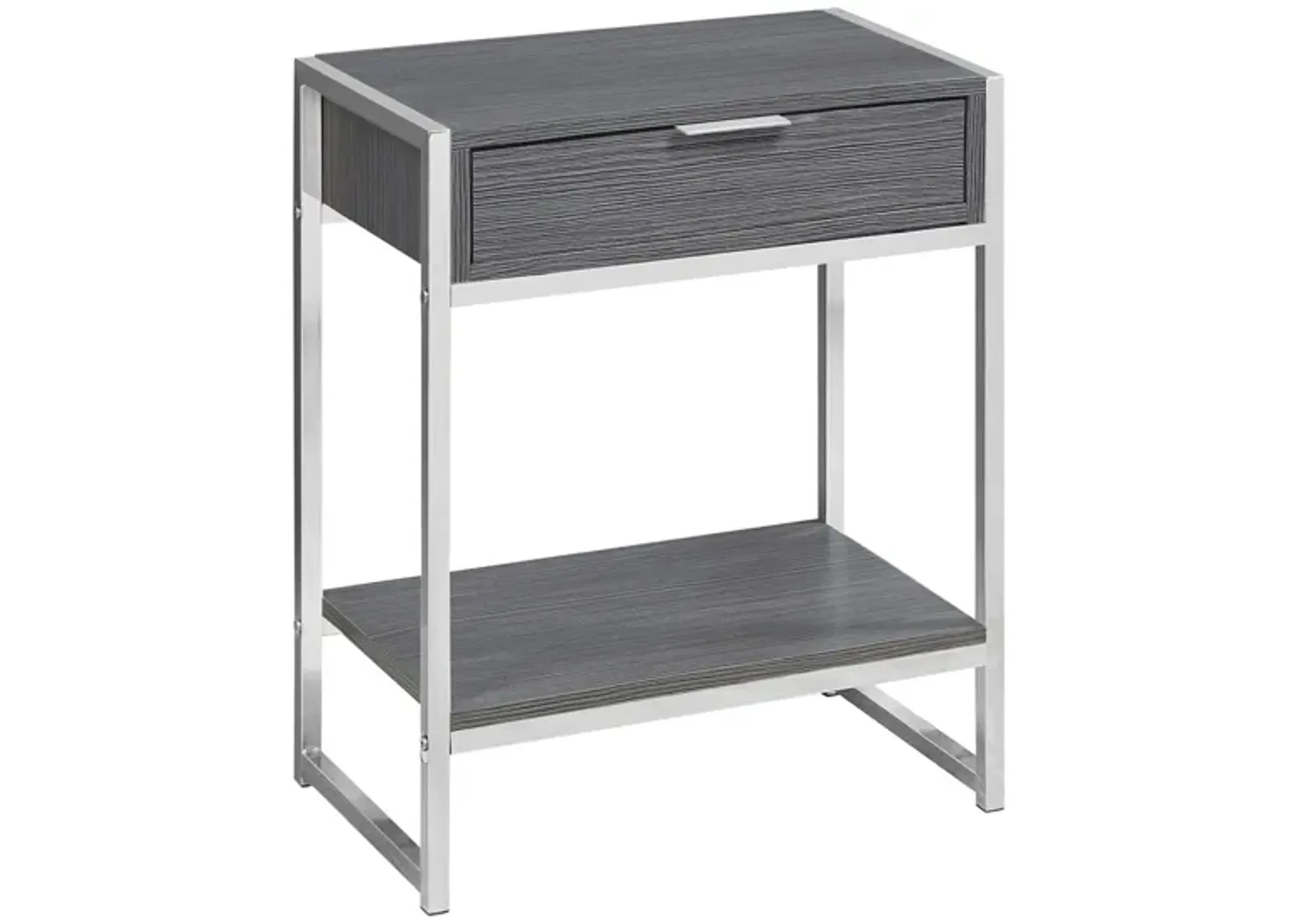 Monarch Specialties Accent End Table in Grey by Monarch Specialties