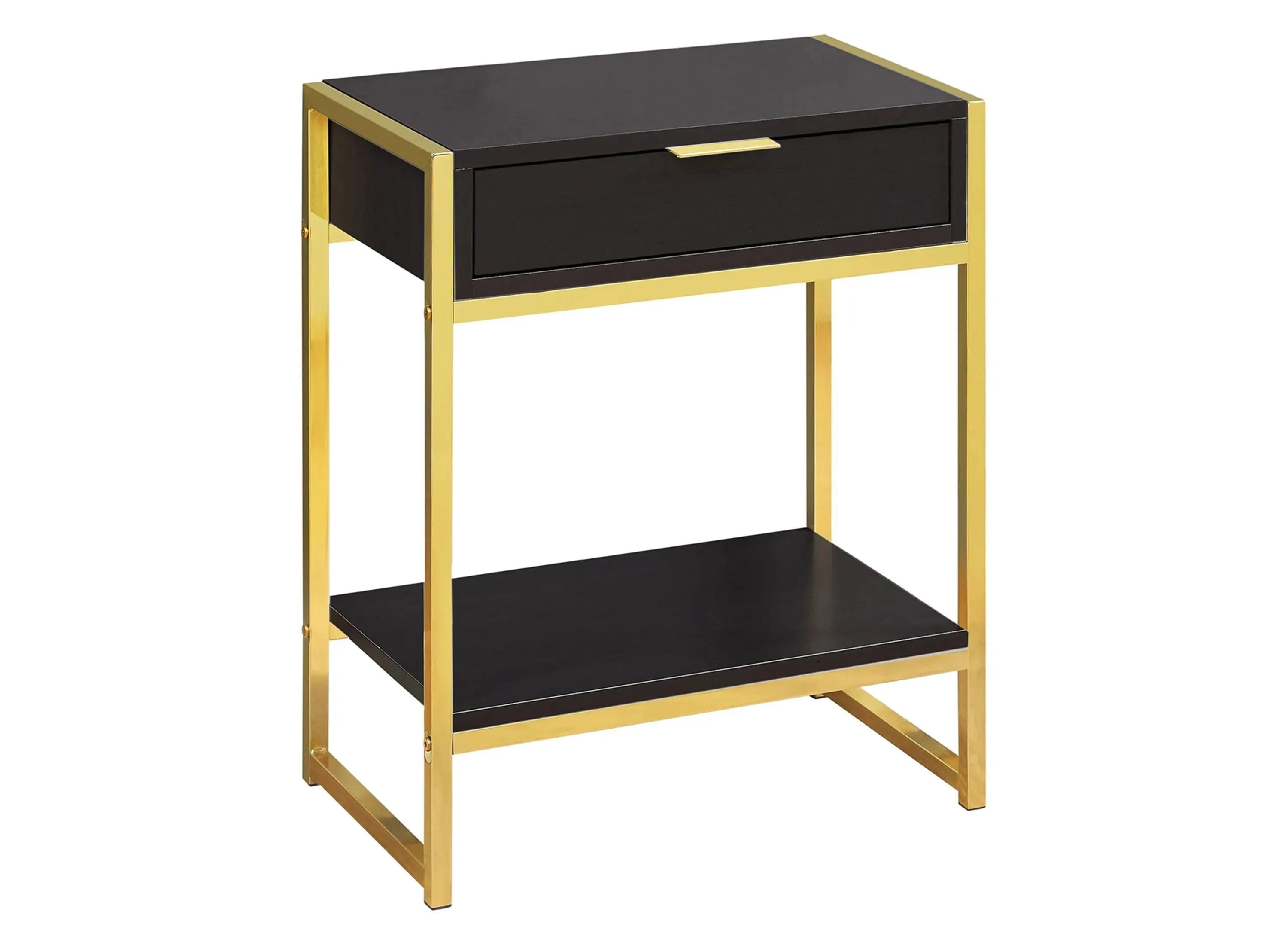 Monarch Specialties Accent End Table in Espresso by Monarch Specialties