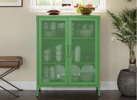 Novogratz Channing Accent Cabinet in Kelly Green by DOREL HOME FURNISHINGS