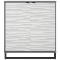 Monterey Two-Door Accent Cabinet by Ameriwood Home in Graphite by DOREL HOME FURNISHINGS