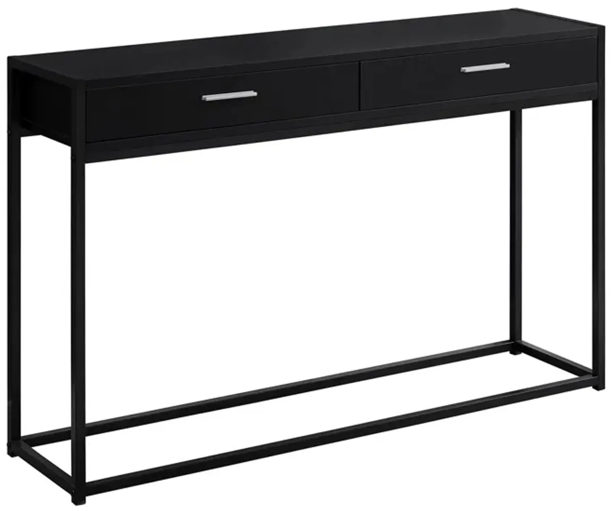 Monarch Specialties Hall Table in Black by Monarch Specialties