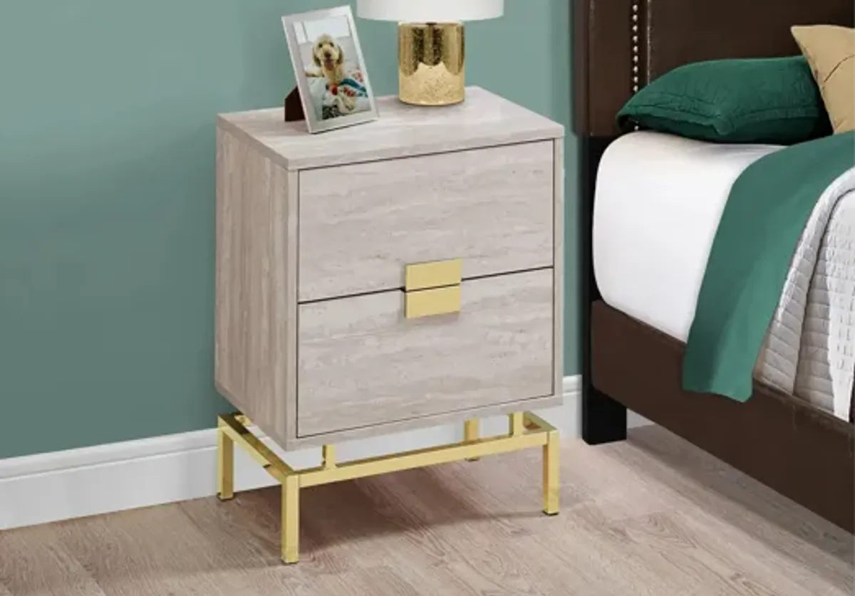 Monarch Specialties 2 Drawer Accent Table