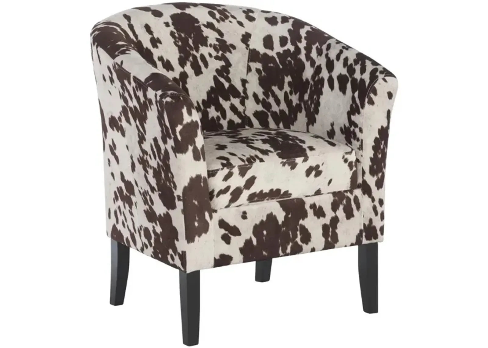 Simon Club Chair in Dark Walnut by Linon Home Decor