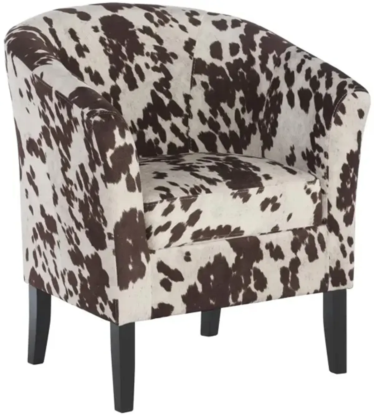 Simon Club Chair in Dark Walnut by Linon Home Decor