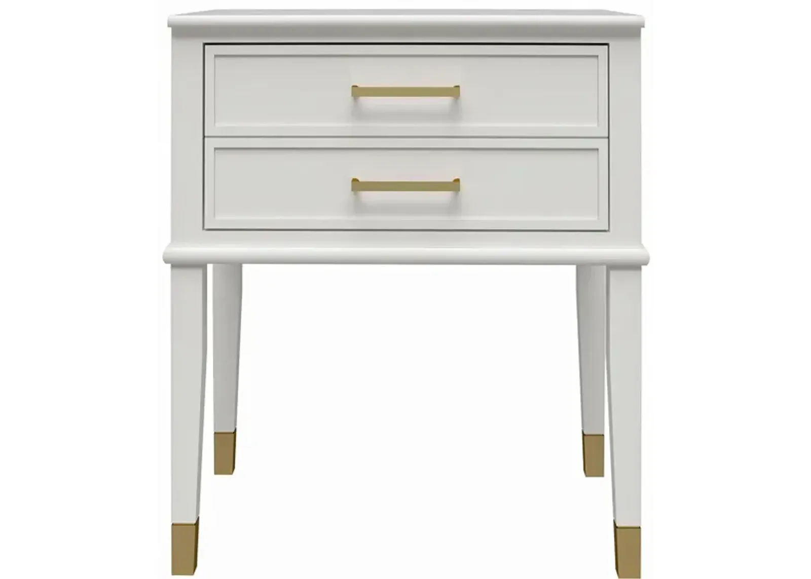 Westerleigh End Table in White by DOREL HOME FURNISHINGS