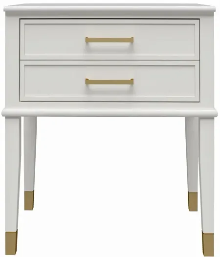 Westerleigh End Table in White by DOREL HOME FURNISHINGS