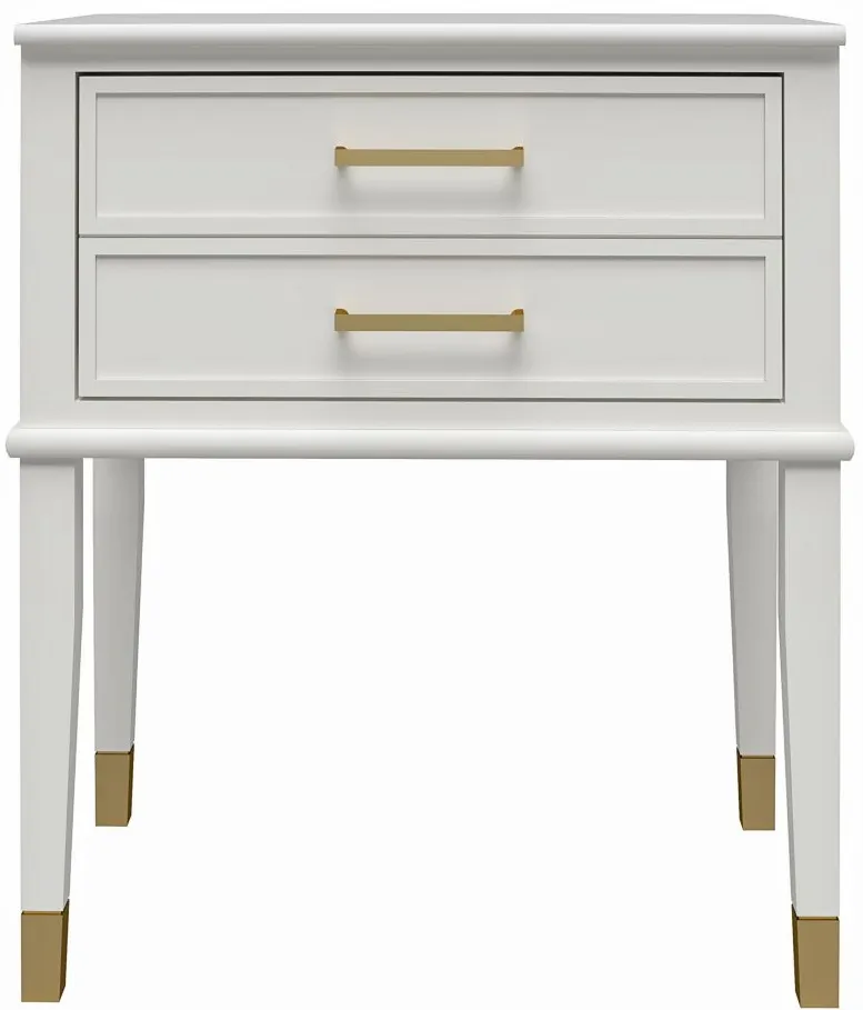 Westerleigh End Table in White by DOREL HOME FURNISHINGS