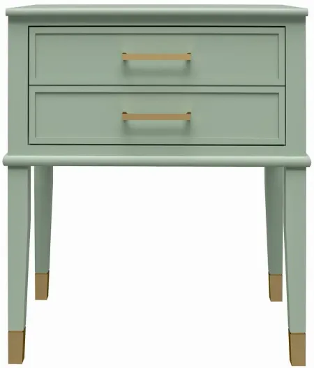 Westerleigh End Table in Pale Green by DOREL HOME FURNISHINGS