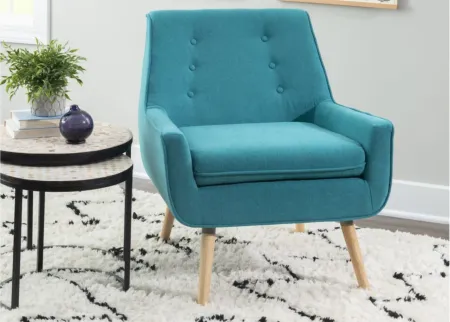 Trelis Chair in Blue by Linon Home Decor