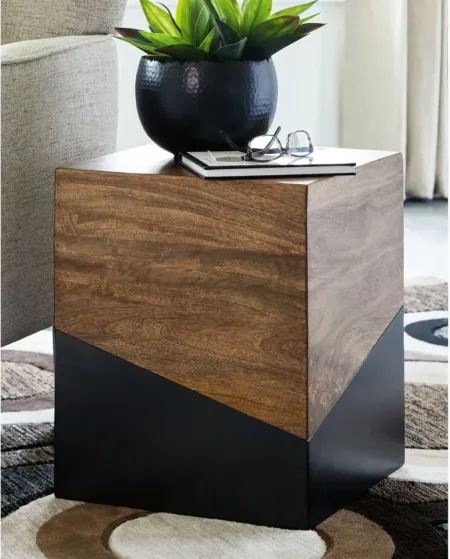 Lasalle Accent Table in Brown/Black by Ashley Express