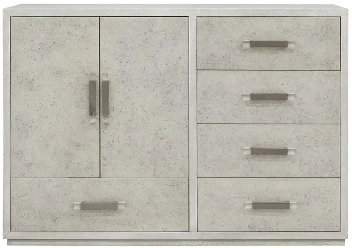 Pulaski Stone-Textured Accent Cabinet