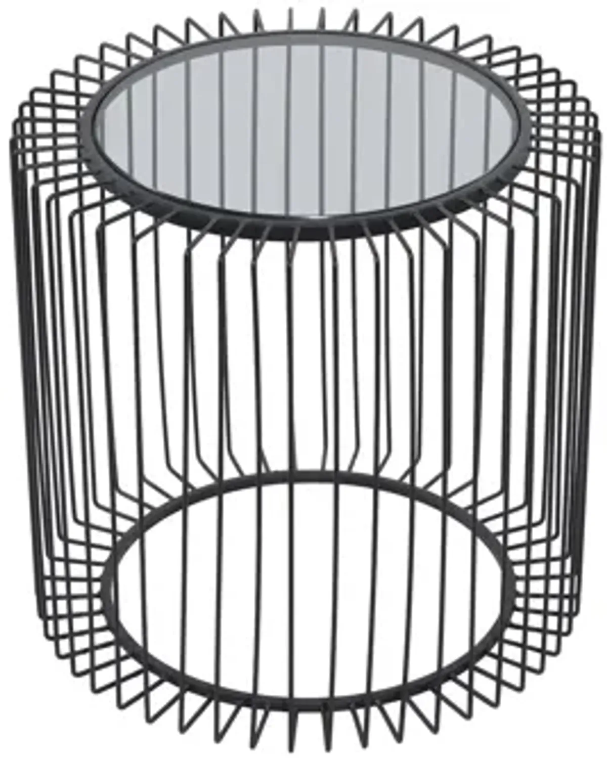 Ivy Collection Basket Accent Table