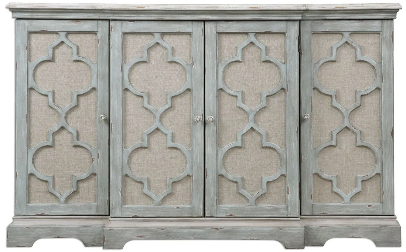 Sophie Accent Cabinet in Gray by Uttermost