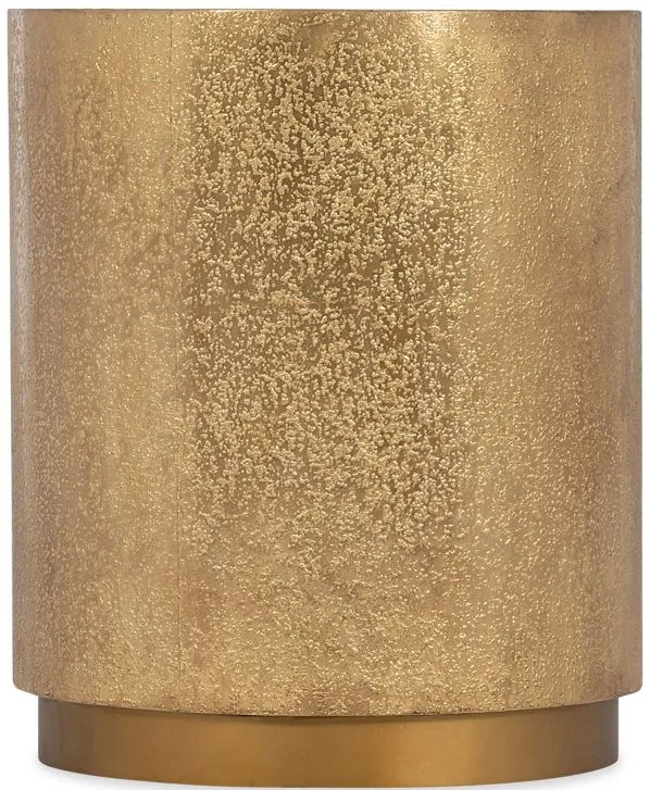 Melange Audra Round Accent Table in Golds by Hooker Furniture