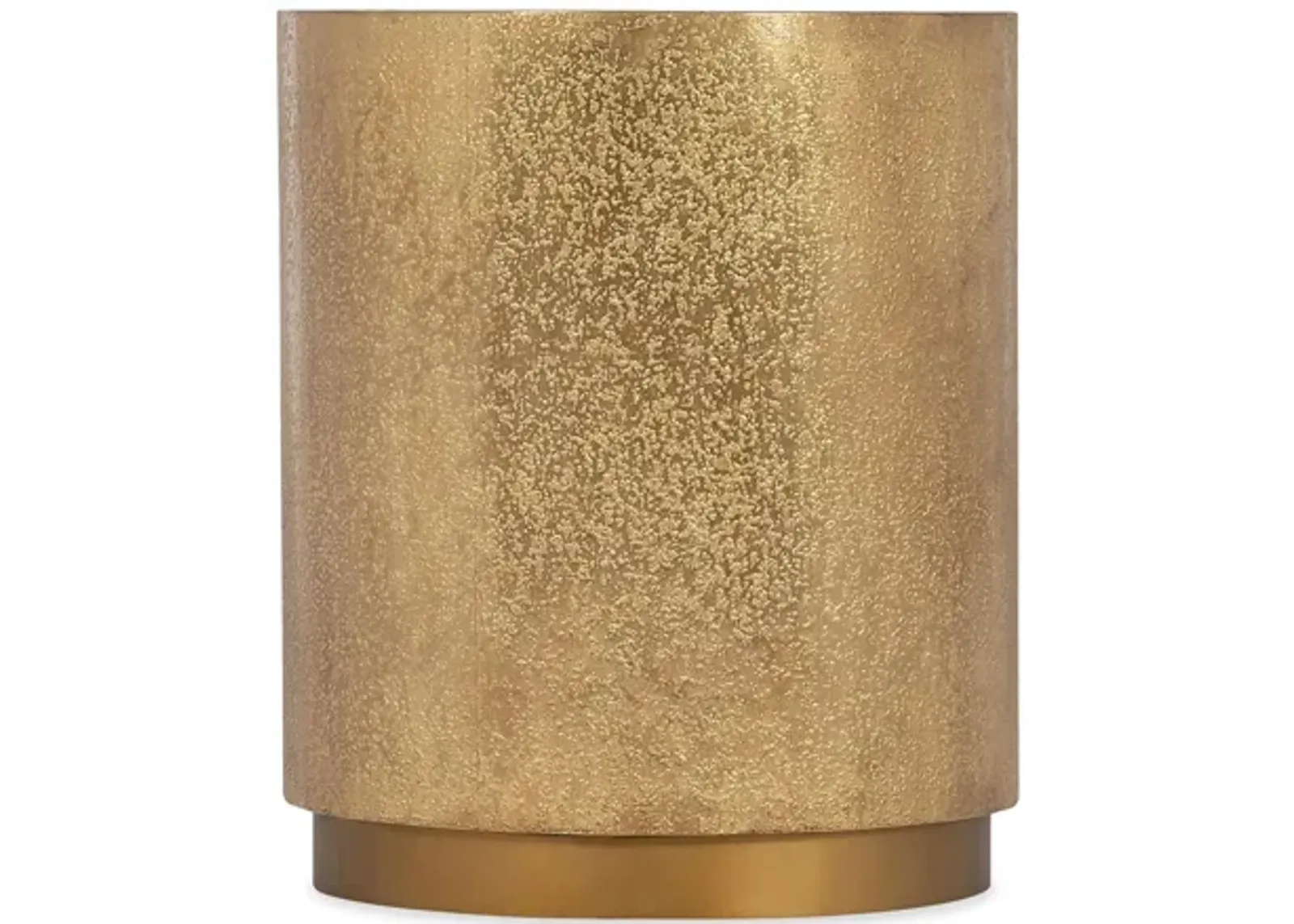 Melange Audra Round Accent Table in Golds by Hooker Furniture