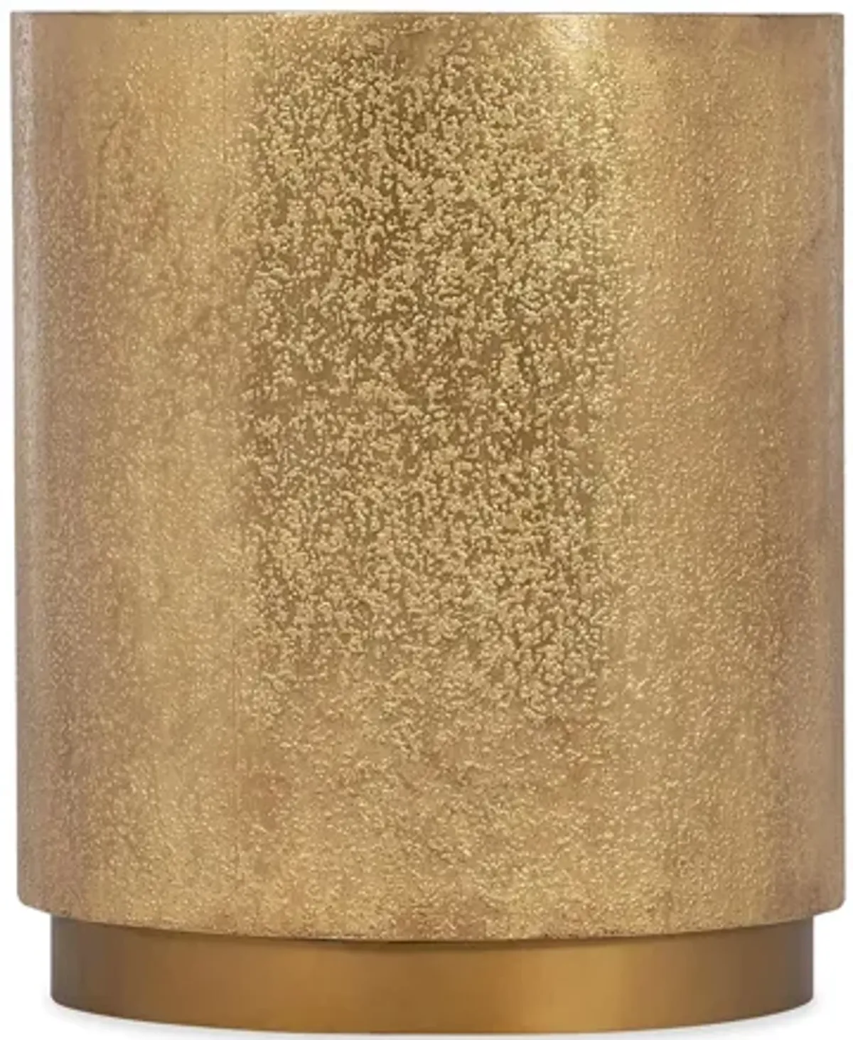 Melange Audra Round Accent Table in Golds by Hooker Furniture