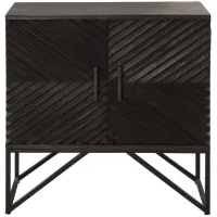Porter Accent Cabinet in Ebony by Uttermost